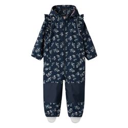 NMFALFA08 SOFTSHELL SUIT FRILL AOP FO Dark Sapphire WANG - Name It