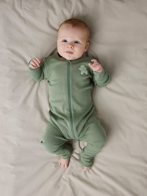 NBMNIGHTSUIT 2P ZIP FF SEA ELEPHANT  Sea Foam - Name It