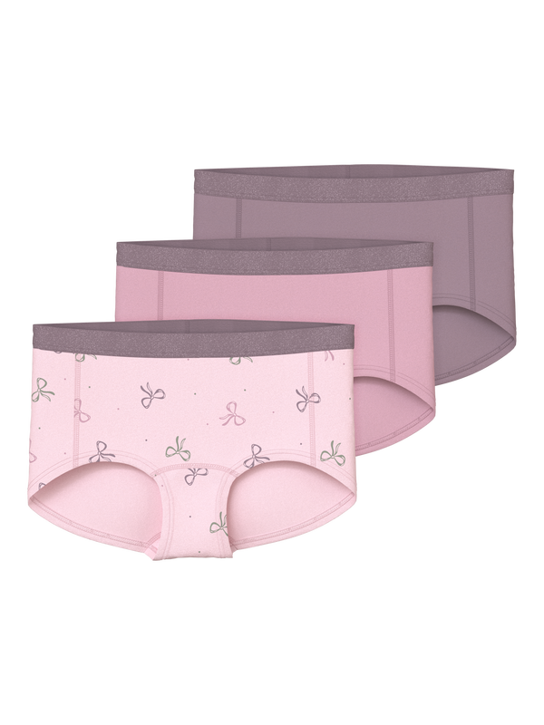 NKFHIPSTER 3P BARELY PINK BOW  Barely Pink - Name It