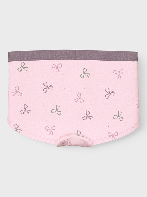 NKFHIPSTER 3P BARELY PINK BOW  Barely Pink - Name It
