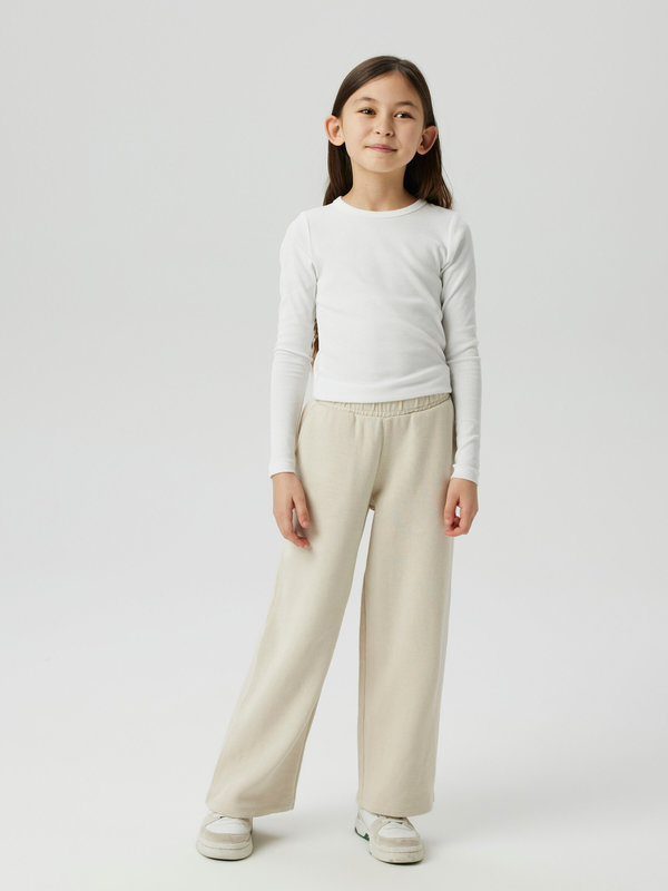 NKFBURD WIDE HEAVY PANT Summer Sand - Name It