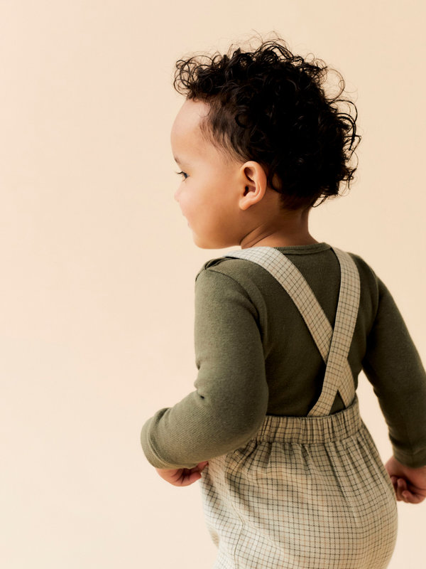 NBMBALOU LOOSE OVERALL Moss Gray - LIL`ATELIER