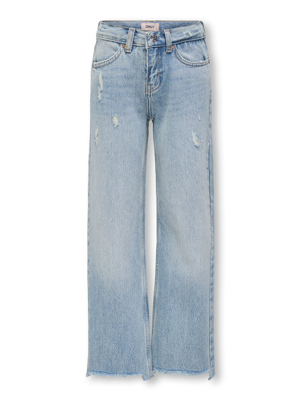 KOGJUICY WIDE DES DNM JEANS AZG LIGHT BLUE DENIM - Kids Only 