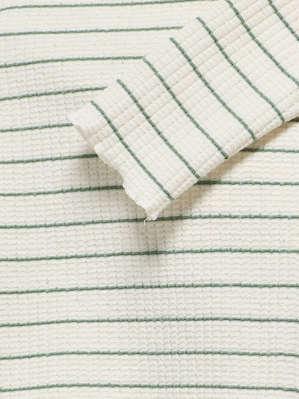 KOGANITS LIFE LS CROPPED TOP JRS Antique white/hedge green - Kids Only 