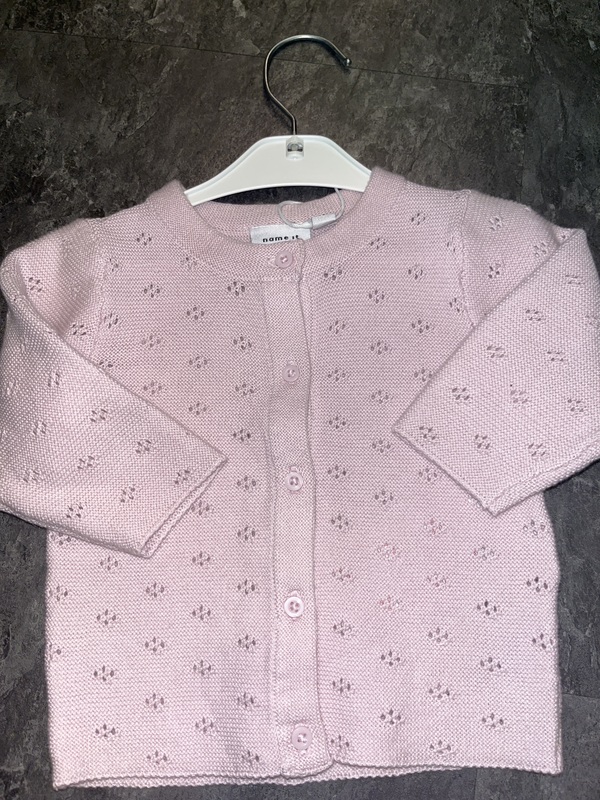 NBFFIE LS KNIT CARD Light Lilac - Name It