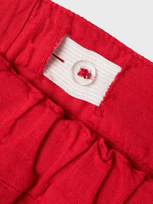 NMFFALINNEN SHORTS Chinese Red - Name It