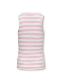 KOGKENYA RIB STRIPE TANK TOP JRS Roseate spoonbill - Kids Only 