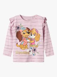 NMFJULIA PAW PATROL LS TOP Windsome Orchid - Name It
