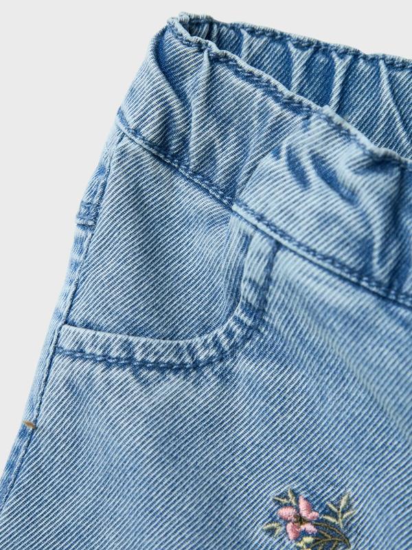 NBFROSE SHAPED R EMB JEANS 5321-YB H LIGHT BLUE DENIM - Name It