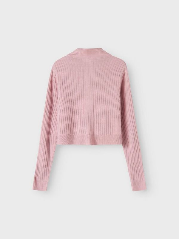 NKFHABOUR LS SHORT KNIT CARDIGAN Cameo Pink - Name It