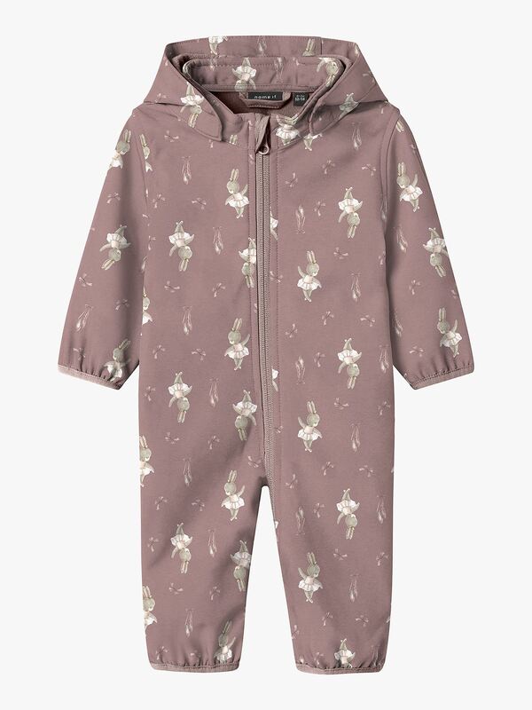 NBNALFA08 SOFTSHELL SUIT AOP  Woodrose BUNNY - Name It