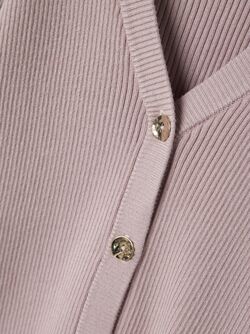 NKFLARENLISE XSL LS KNIT CARDIGAN Burnished Lilac - Name It