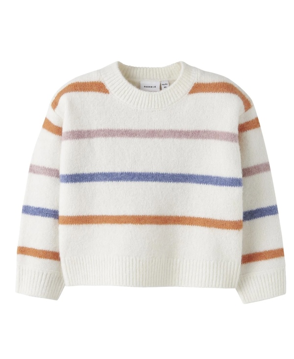 NKFOLENSKA LS KNIT BOX Cloud Dancer - Name It