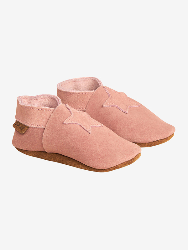 MINYMO ELASRIC SLIPPER SUEDE Old Rose - En Fant