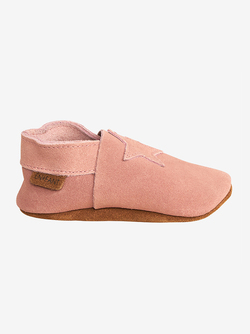 MINYMO ELASRIC SLIPPER SUEDE Old Rose - En Fant