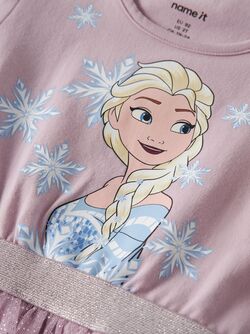 NMFOSIMI FROZEN LS TULLE DRESS  Keepsake Lilac - Name It