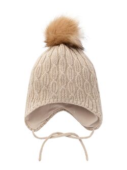 NMMWRILLA WOOL KNIT HAT  White Pepper - Name It